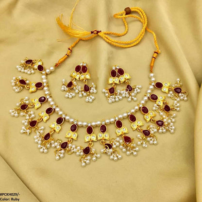 PNSH029 SDQ Beza/Saru Collar Necklace Set