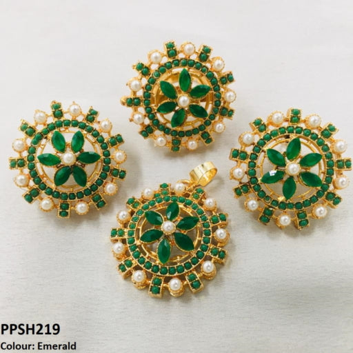 PPSH219 SDQ Flower Pendant Set