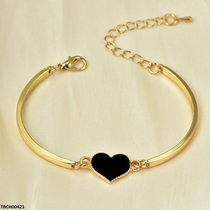 TBCH00421 ZXS Painted Heart Bracelet - TBCH