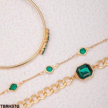 TBRH370 YYE Square/Round Bracelet Set