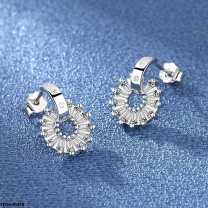 TEDH00425 BLX Round Wheel Drop Earrings - TEDH