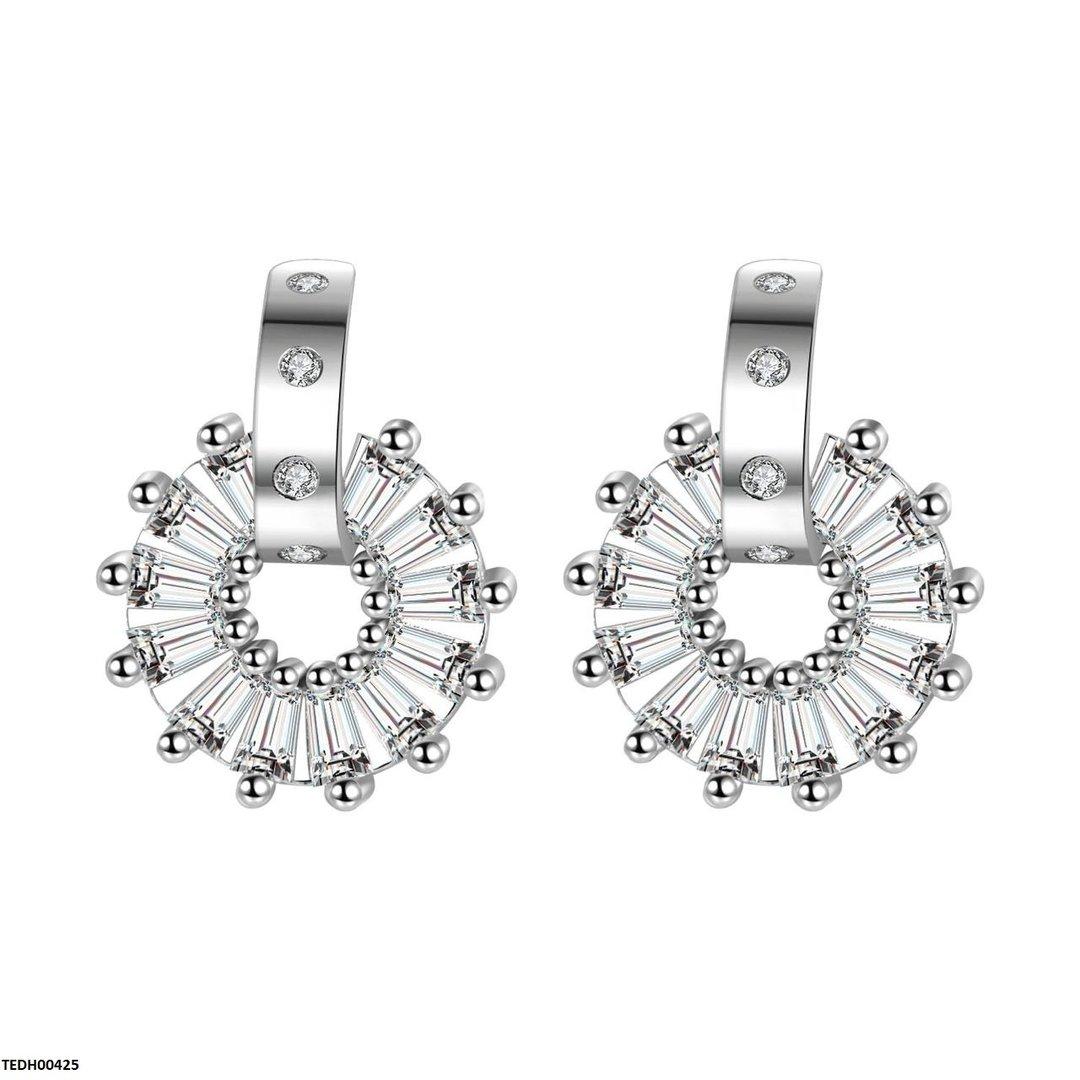 TEDH00425 BLX Round Wheel Drop Earrings - TEDH