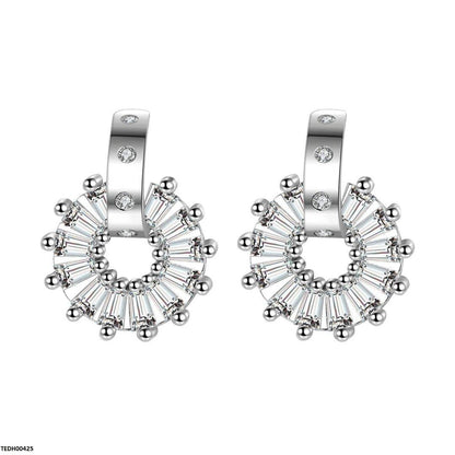 TEDH00425 BLX Round Wheel Drop Earrings - TEDH