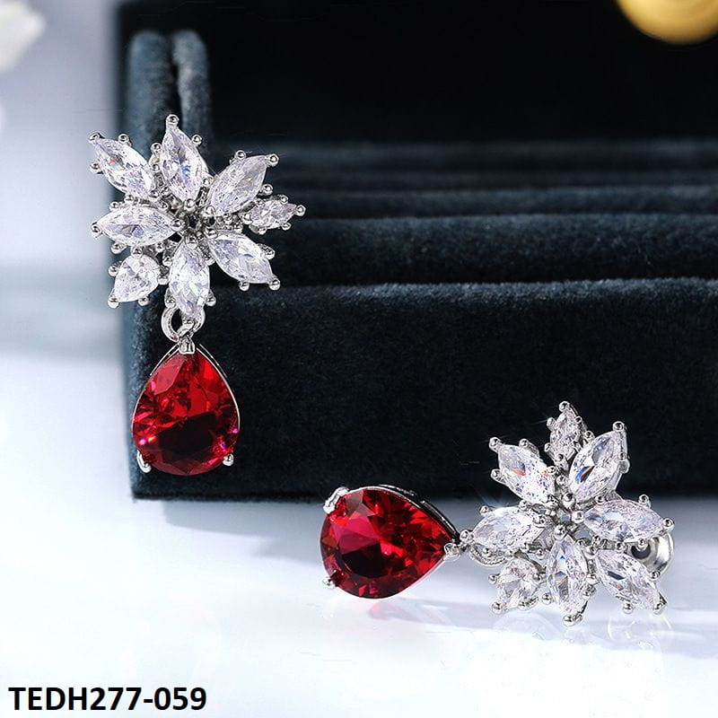 TEDH277 KRL Leaf Drop Earrings