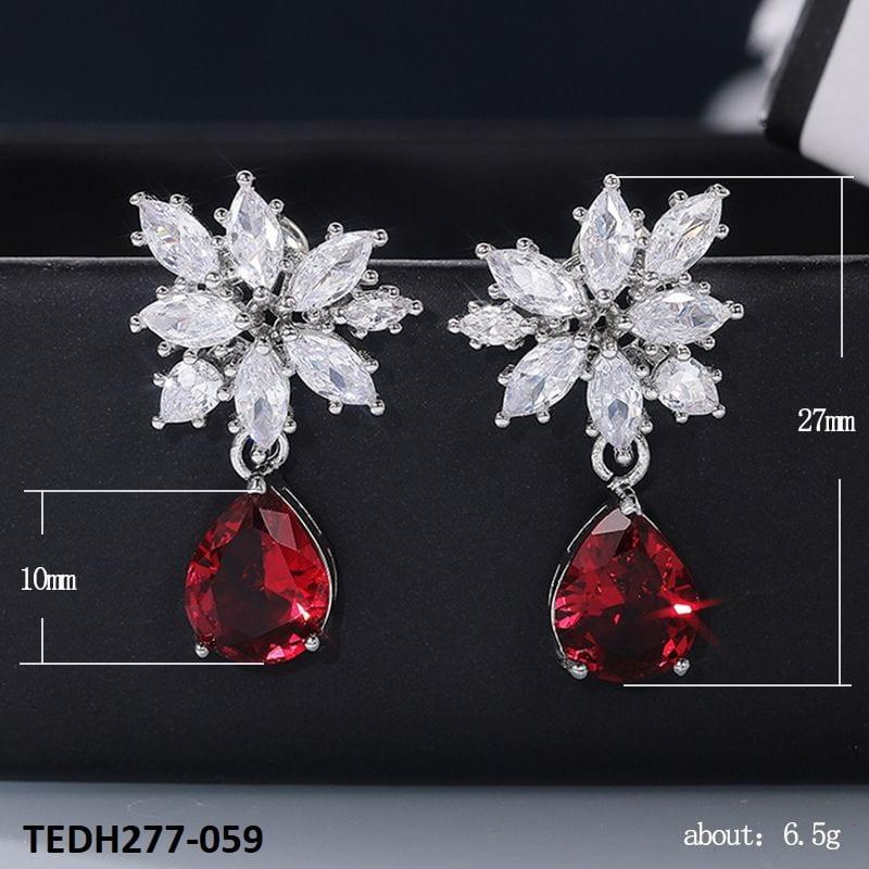 TEDH277 KRL Leaf Drop Earrings