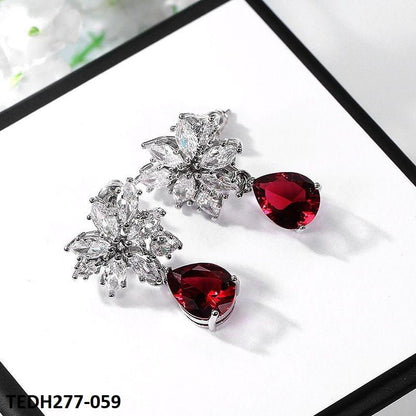 TEDH277 KRL Leaf Drop Earrings