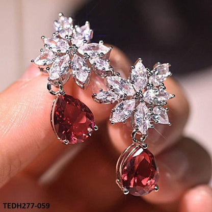 TEDH277 KRL Leaf Drop Earrings