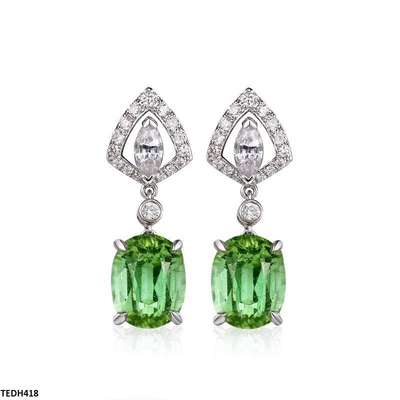 TEDH418 BJF Tear/Oval Drop Earrings