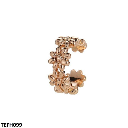 TEFH099 QWN Flower Ear Cuff Single