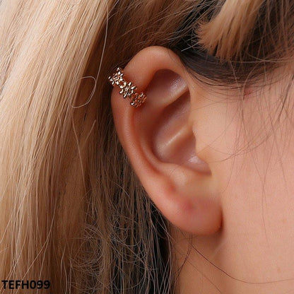 TEFH099 QWN Flower Ear Cuff Single