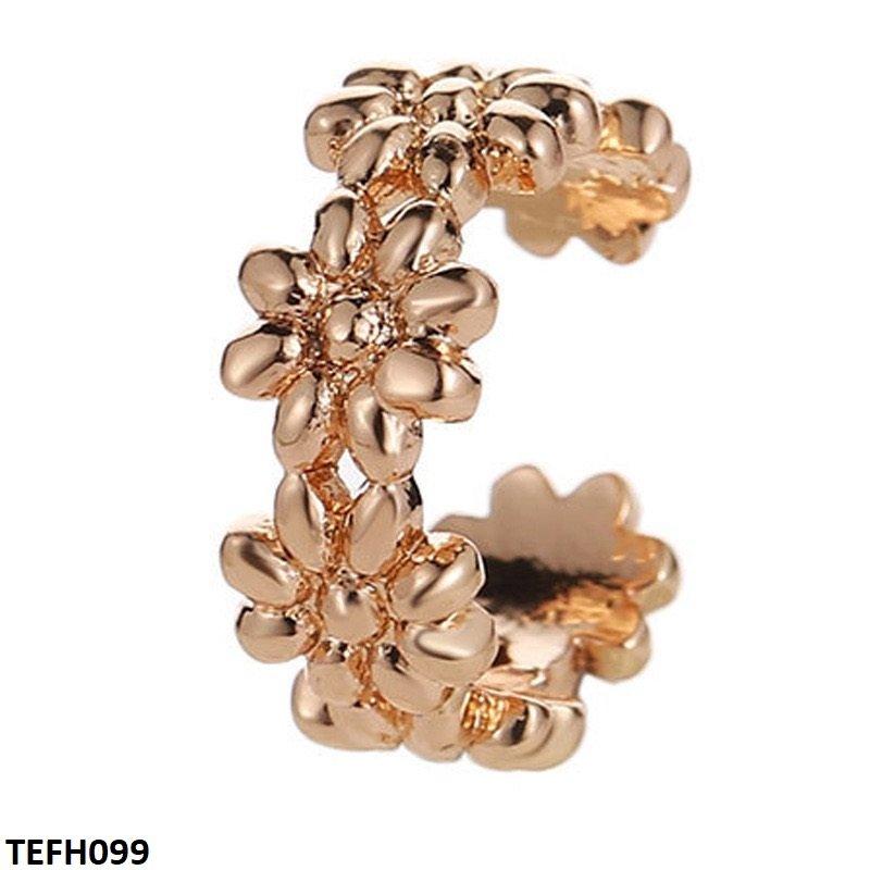 TEFH099 QWN Flower Ear Cuff Single