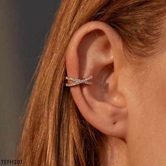 TEFH101 QWN Antique Ear Cuff Single