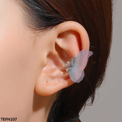 TEFH107 QWN Butterfly Ear Cuff Pair