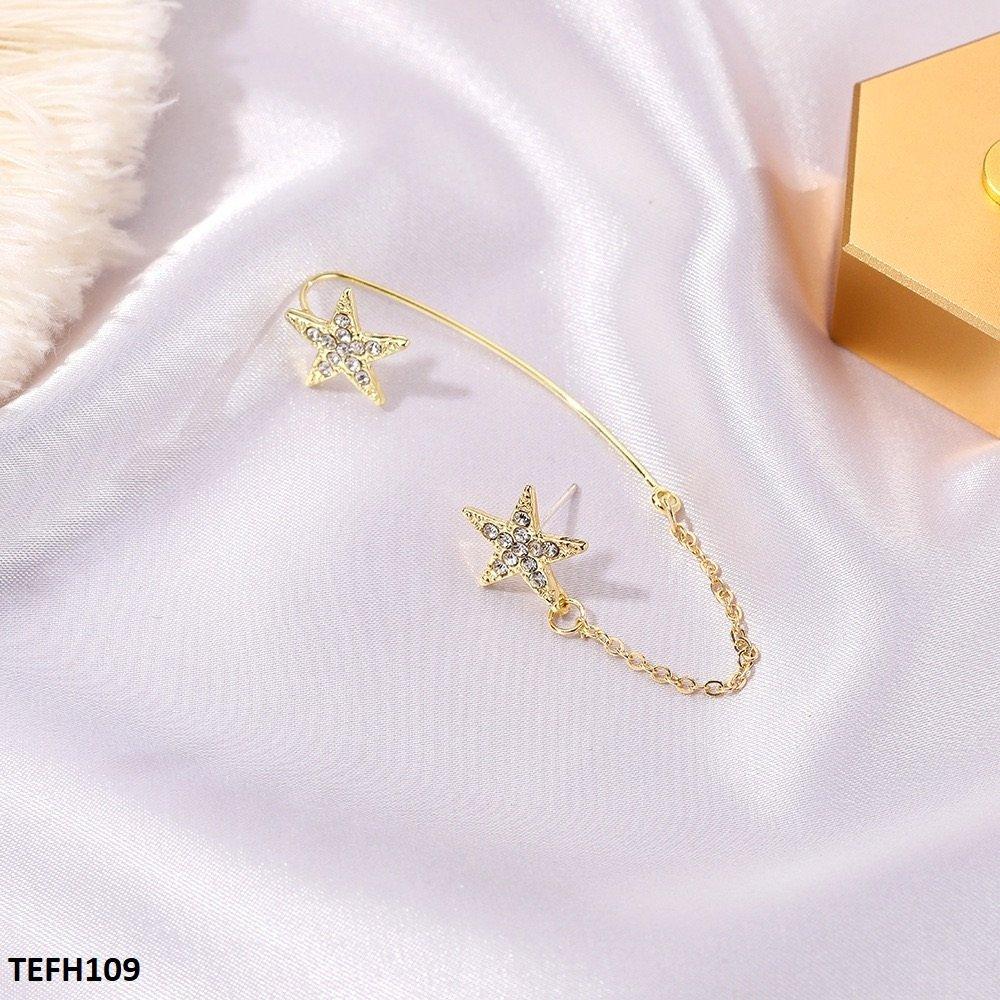 TEFH109 QWN Double Star Ear Cuff Single