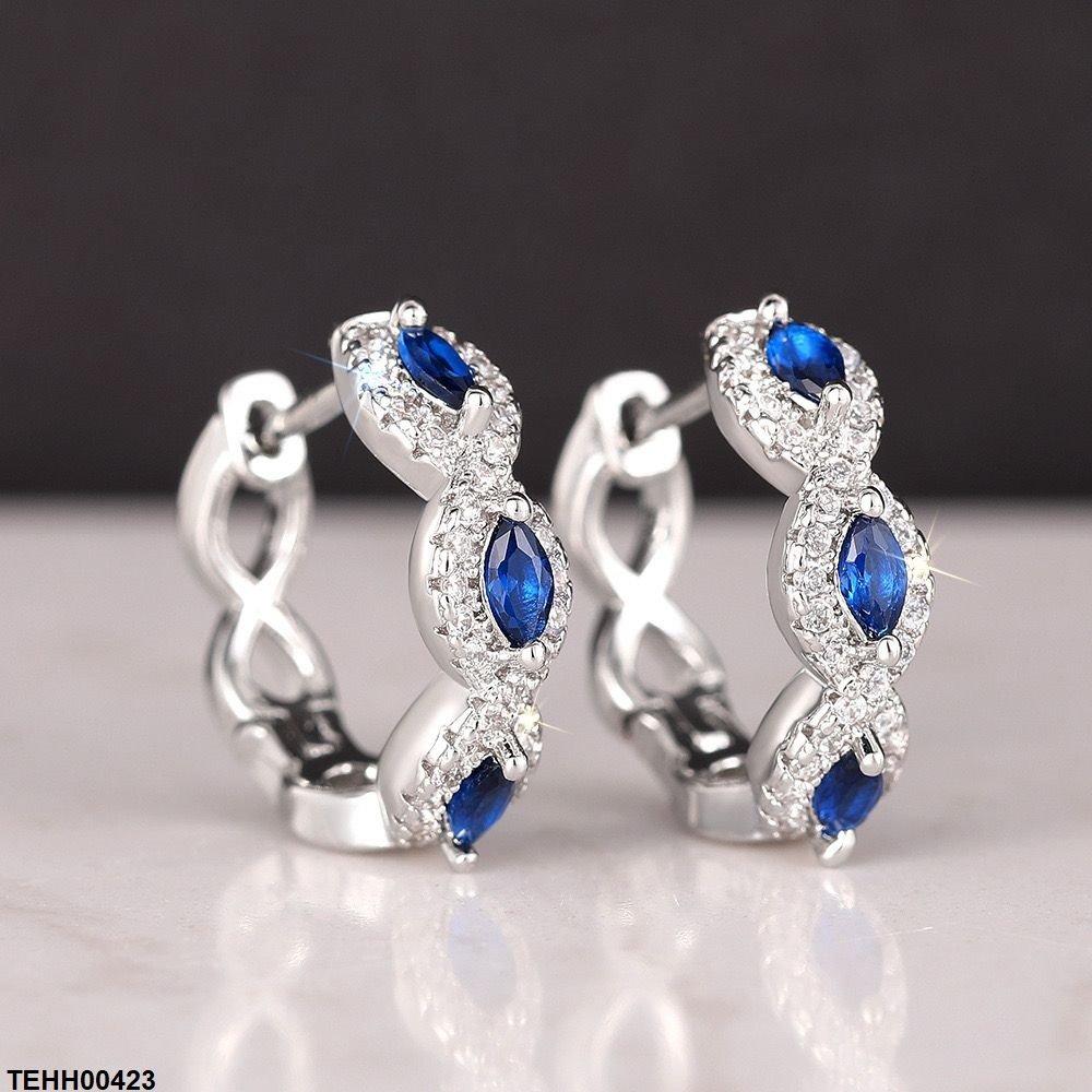 TEHH00423 CSH Tear Round Ear Hoops Pair - TEHH