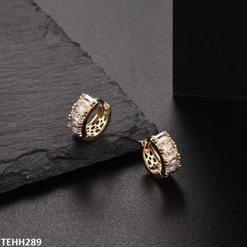 TEHH289 WKO Round Ear Hoops Pair