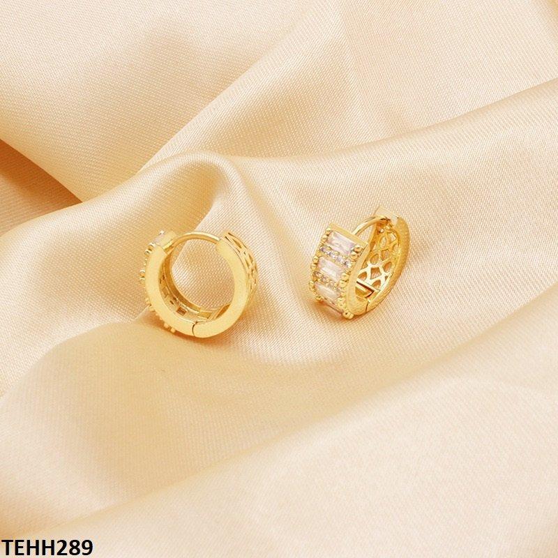 TEHH289 WKO Round Ear Hoops Pair