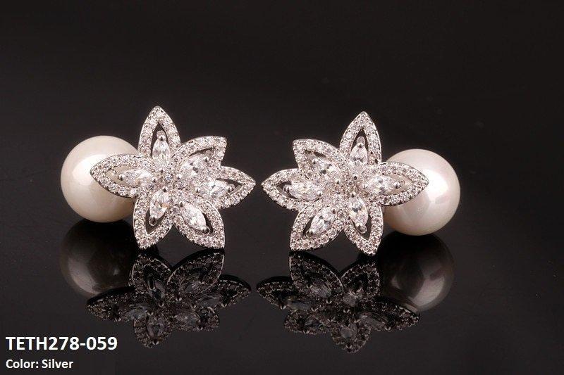 TETH278 DNG Pearl Earring Studs