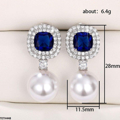 TETH448 CSH Pearl Round Tops Pair