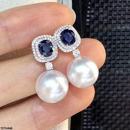 TETH448 CSH Pearl Round Tops Pair