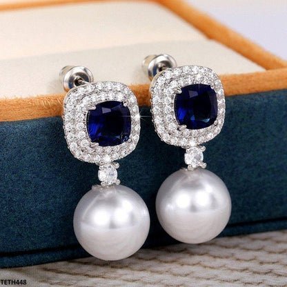 TETH448 CSH Pearl Round Tops Pair