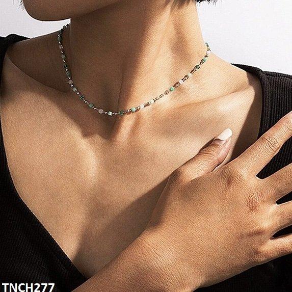 TNCH277 YYE Plain Pearl Chain Necklace