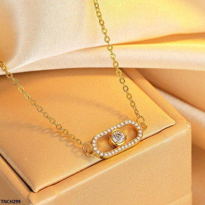 TNCH299 ZFQ Eye Shape Necklace