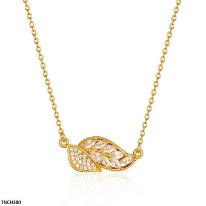 TNCH300 ZFQ Leaf Necklace