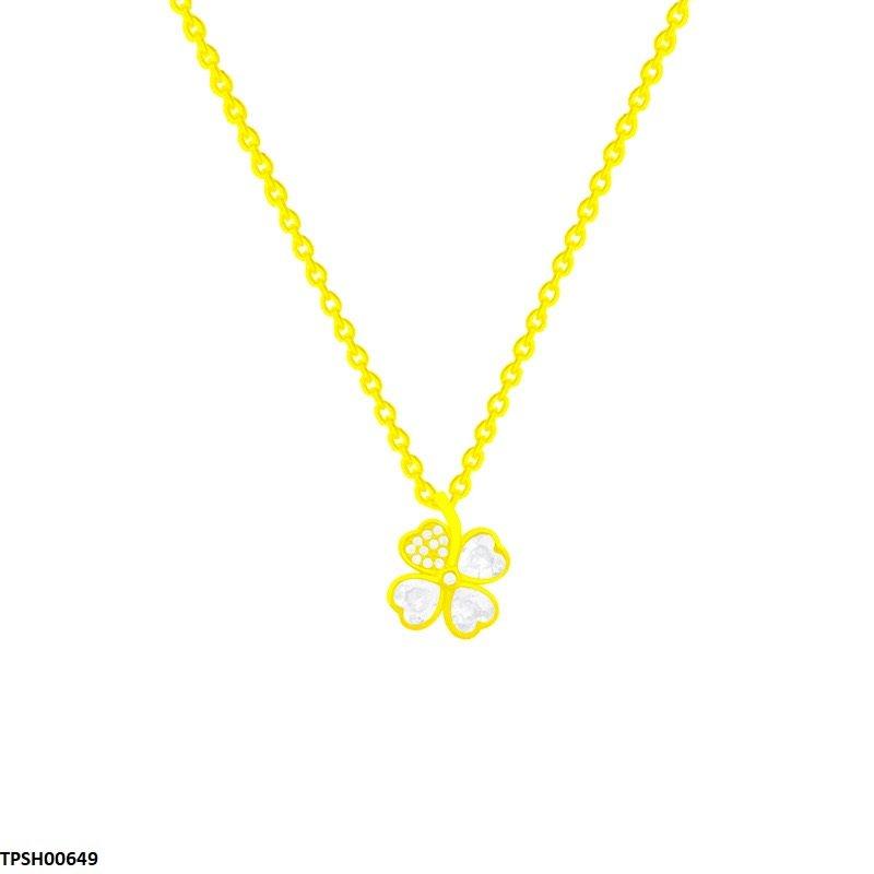 TPSH00649 DDJ Leaf Flower Pendent _ TPSH