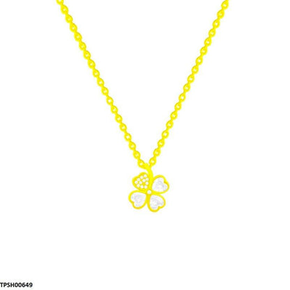 TPSH00649 DDJ Leaf Flower Pendent _ TPSH