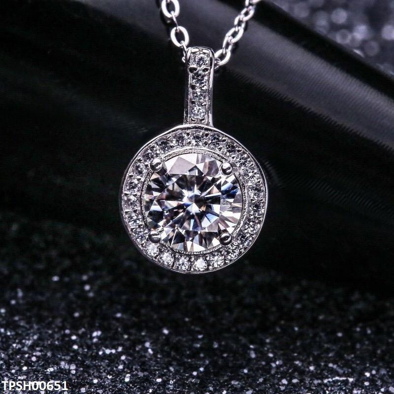 TPSH00651 JJF Round Crystal Pendent - TPSH