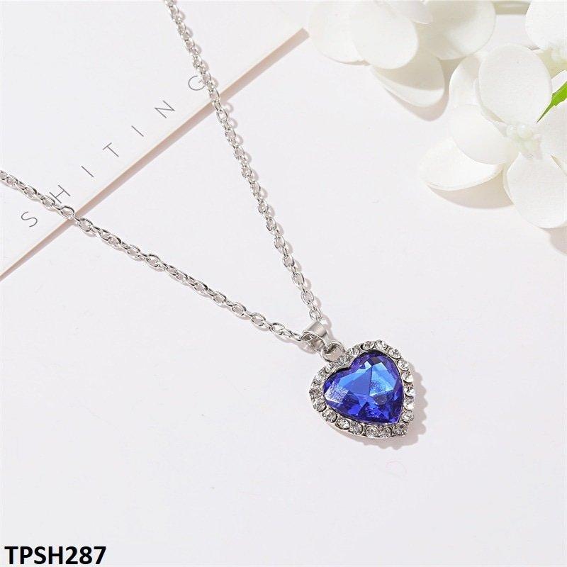 TPSH287 QWN Heart Pendant Necklace