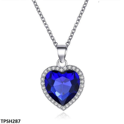 TPSH287 QWN Heart Pendant Necklace