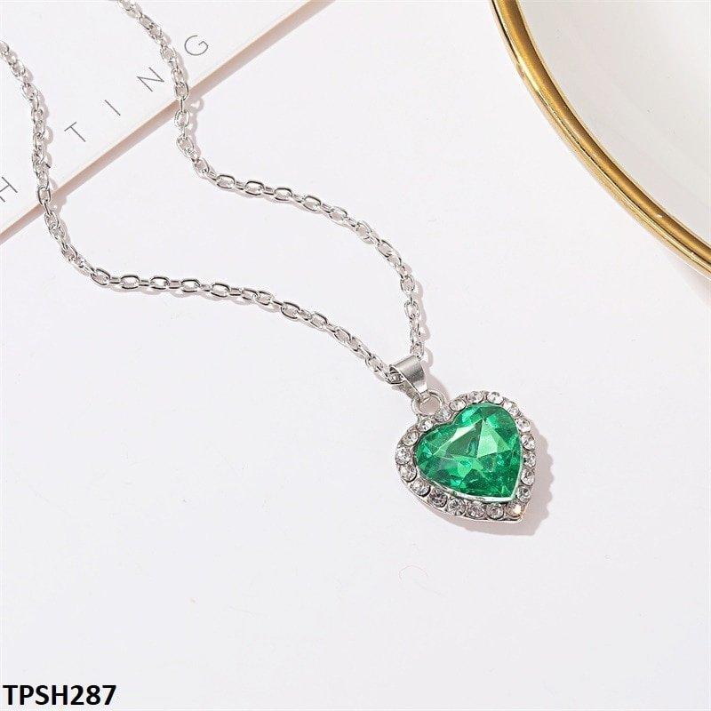 TPSH287 QWN Heart Pendant Necklace