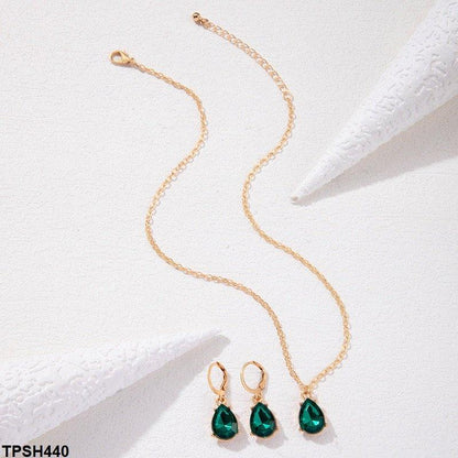 TPSH440 YYE Pear Pendent Set