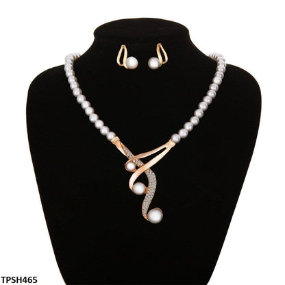 TPSH465 LQP Pearl Pendent Set