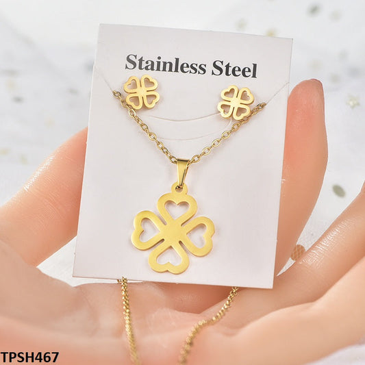 TPSH467 ZXS 4 Heart Pendant Set