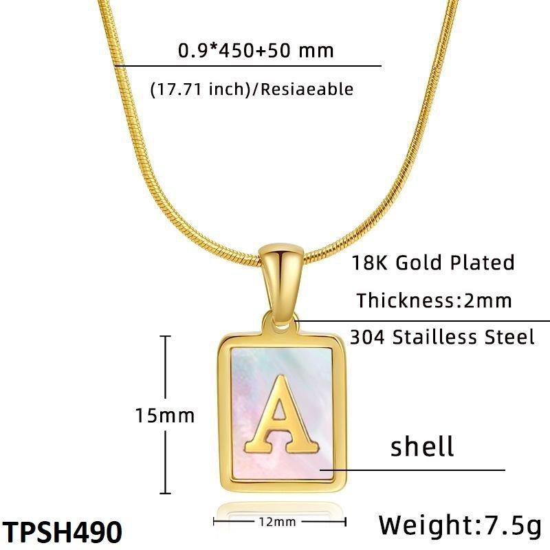 TPSH490 JEC Alphabets Pendent