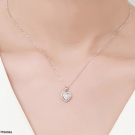 TPSH561 CSH Heart Pendent With Chain