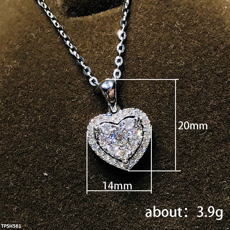 TPSH561 CSH Heart Pendent With Chain