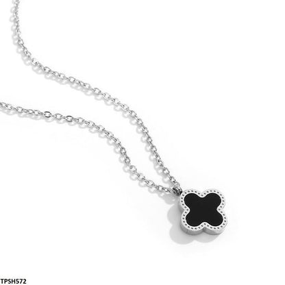 TPSH572 ZXS Painted Clover Pendant Set