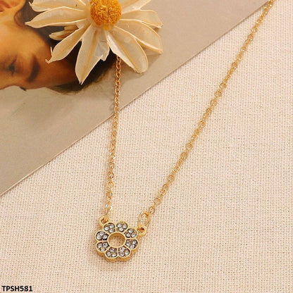 TPSH581 QWN Round Flower Pendent