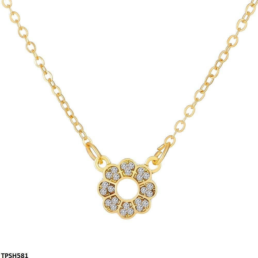 TPSH581 QWN Round Flower Pendent