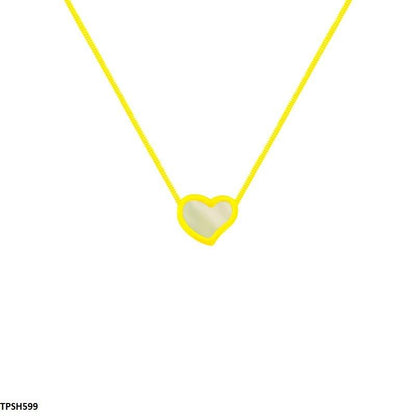 TPSH599 DDJ Heart Stainless Steel Pendent