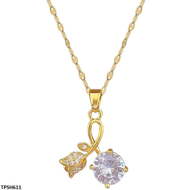 TPSH611 QWN Flower Circle Drop Pendent