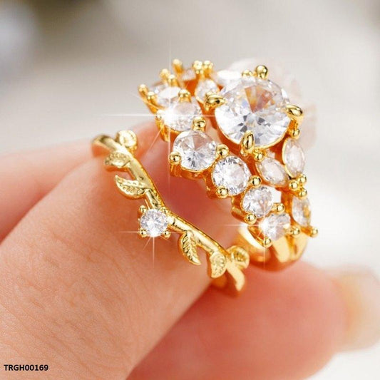 TRGH00169 CSH Double Crown Ring - TRGH