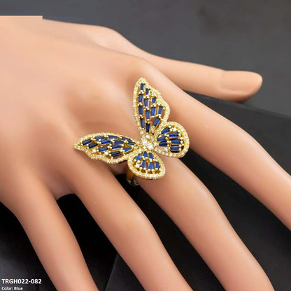 TRGH022 DNG Butterfly Ring Adjustable