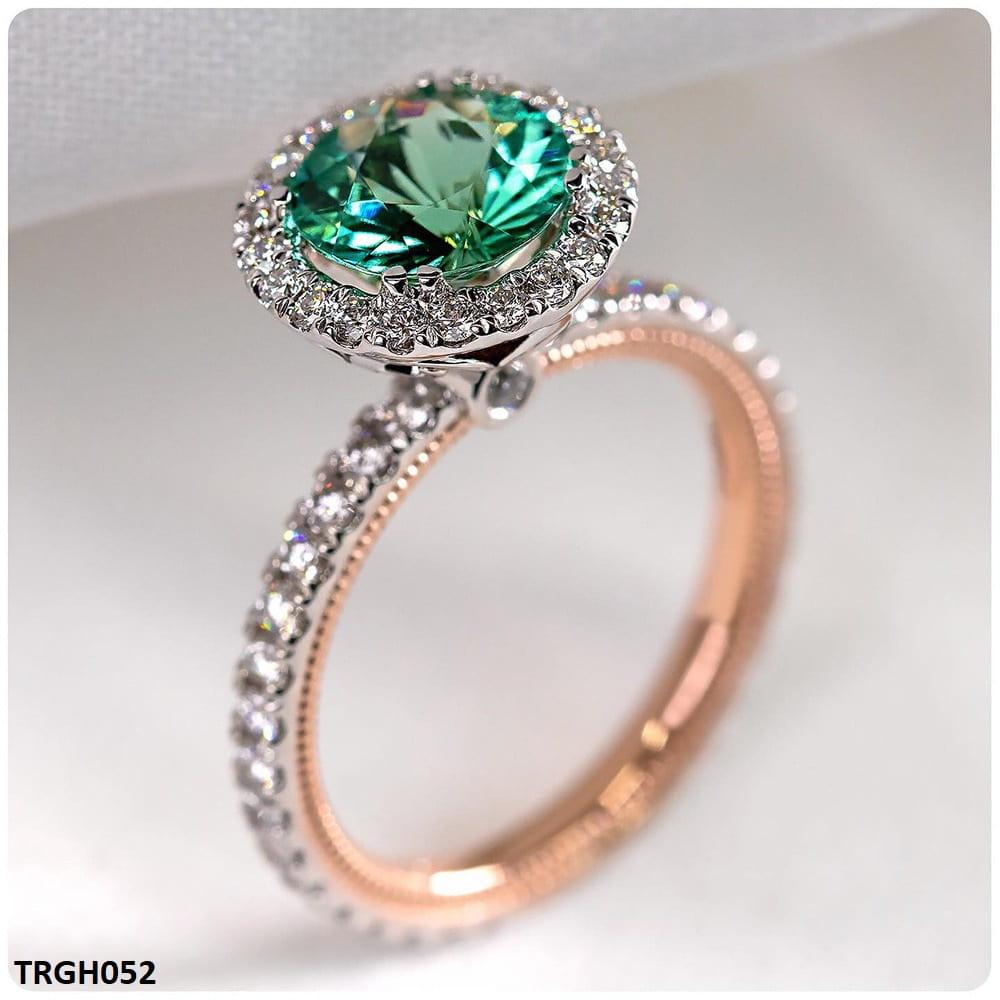 TRGH052 CSH Greenish Round Ring