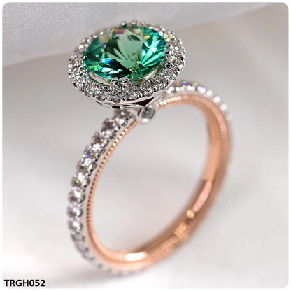 TRGH052 CSH Greenish Round Ring