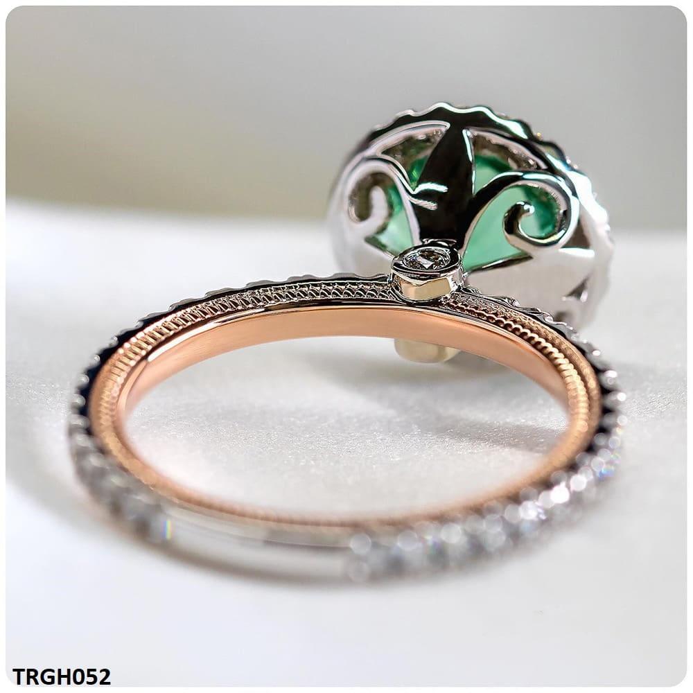 TRGH052 CSH Greenish Round Ring